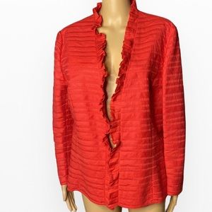 LAFAYETTE 148
Evening  Red Jacket Size 14